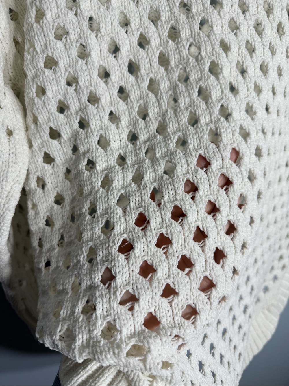 Torrid Chenille Pullover Sweater White Size 00 Large to XL – Cozy Knit - Picture 5 of 9